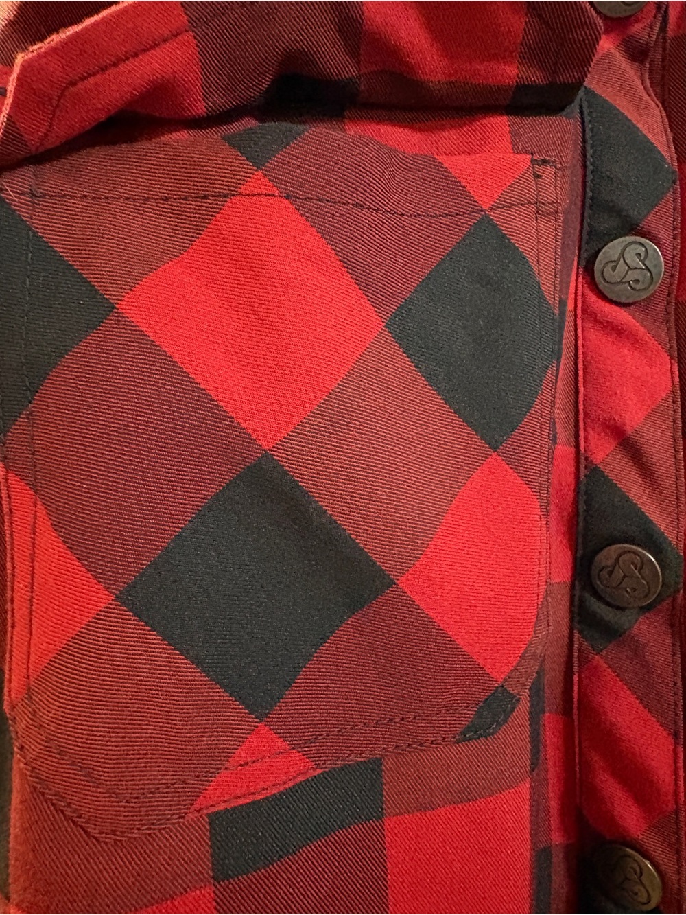 Sombrio S/P Women’s MTB Snap Button Plaid Shirt - Picture 9 of 11